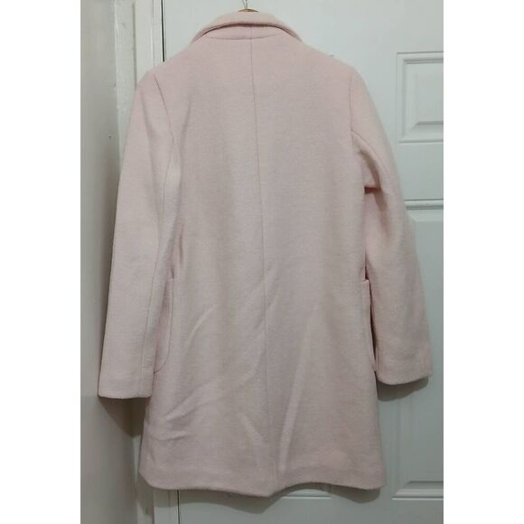 Mng Womens small long boiled wool light pink coat winter jacket - Picture 4 of 9